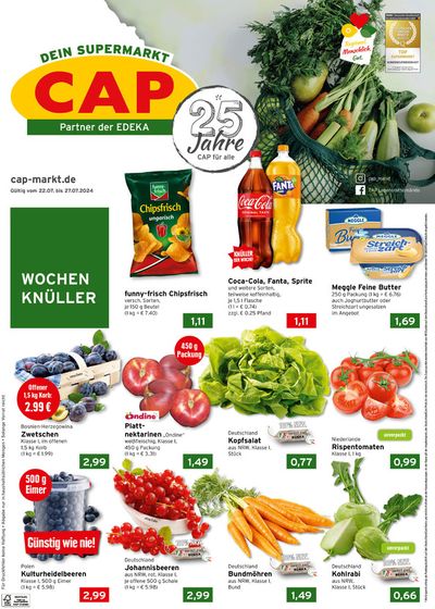 CAP Markt Katalog | Exklusive Deals für unsere Kunden | 22.7.2024 - 27.7.2024