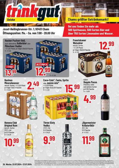 trinkgut Katalog in Dortmund | Top-Deals für alle Kunden | 22.7.2024 - 27.7.2024