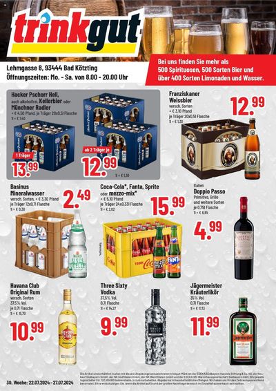 trinkgut Katalog in Dortmund | Tolles Angebot für Schnäppchenjäger | 22.7.2024 - 27.7.2024
