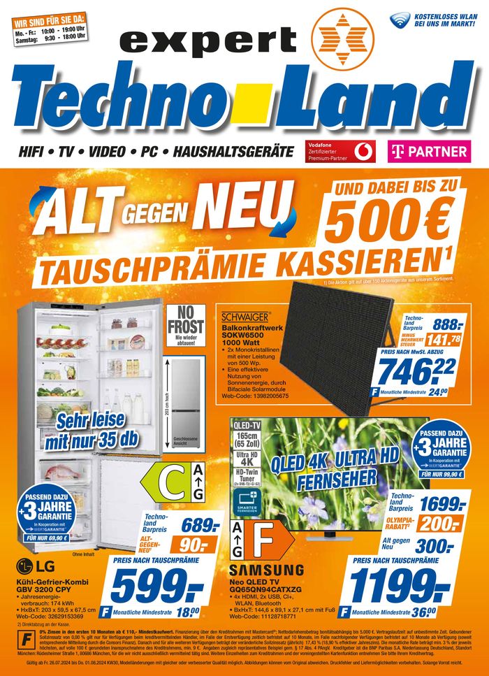 expert Techno Land Katalog | expert Techno Land flugblatt | 27.7.2024 - 10.8.2024