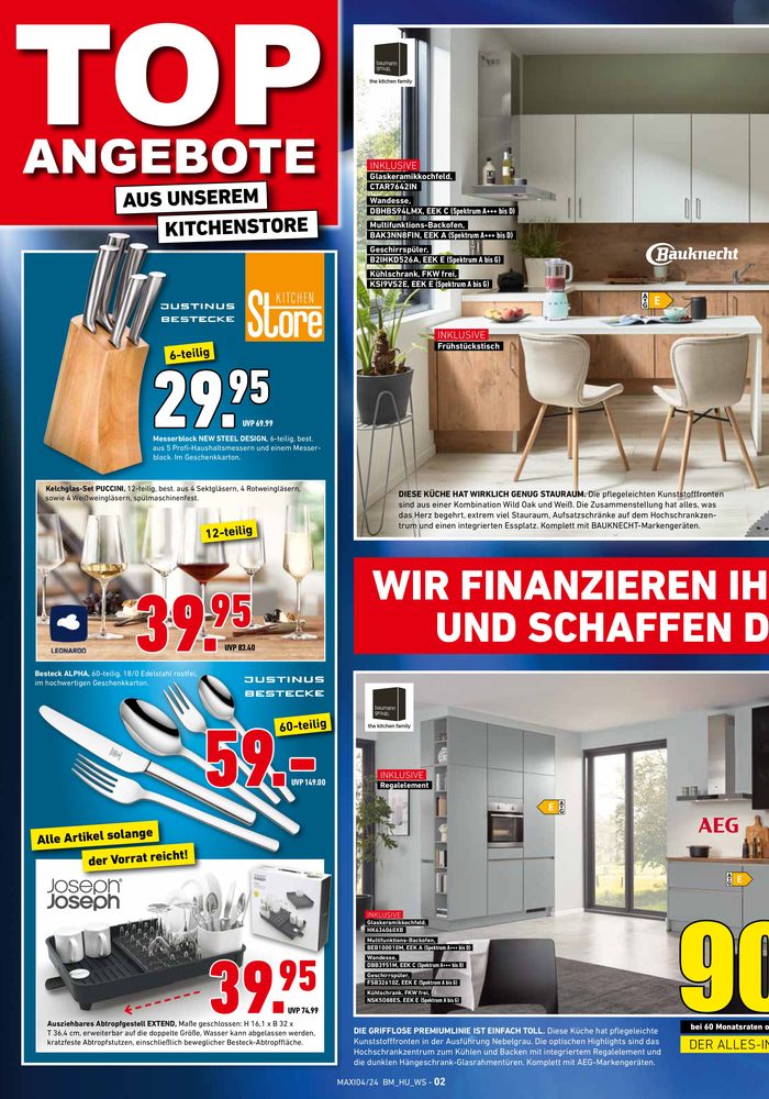 Küchen Aktuell Katalog in Düsseldorf | Wir Finanzieren Ihre Küche Und Schlaffen Die Zinsen Ab! | 1.8.2024 - 8.9.2024