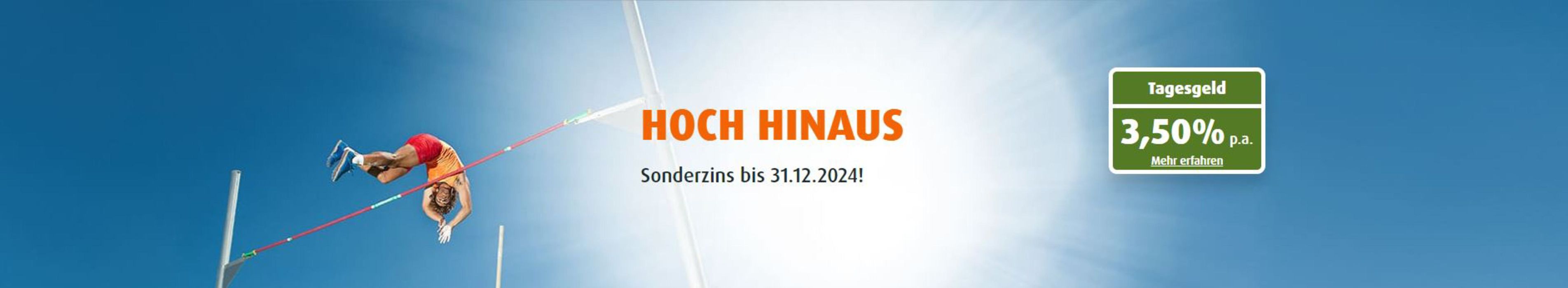 Norisbank Katalog in Aschaffenburg | Hoch Hinaus | 6.8.2024 - 31.12.2024