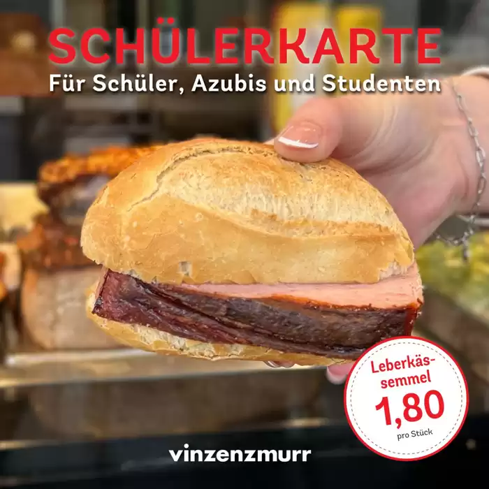 Vinzenzmurr Katalog in Ingolstadt | Schülerkarte | 9.8.2024 - 31.12.2024