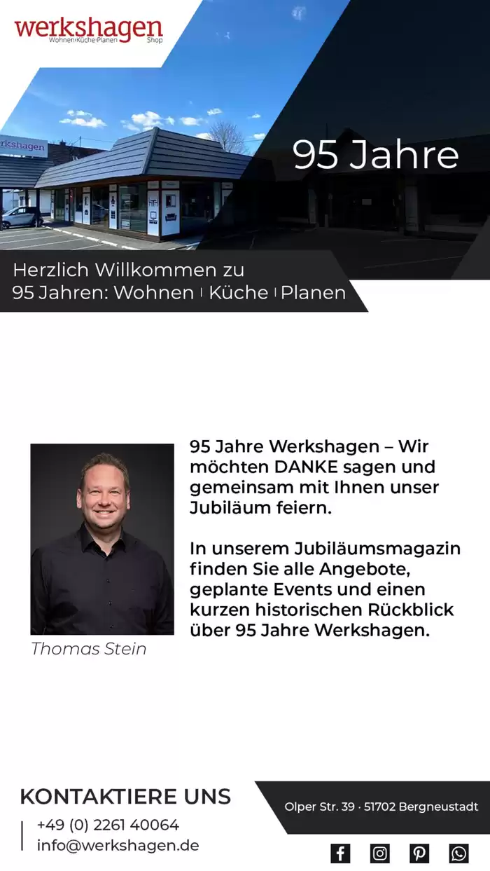 Einrichtungshaus Werkshagen Katalog in Bergneustadt | Werkshagen Jubiläumsmagazin | 12.8.2024 - 31.12.2024