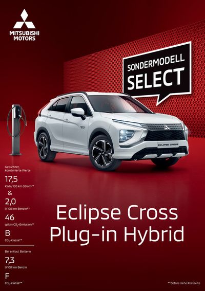 Mitsubishi Katalog in Neumünster | Eclipse Cross Plug-in Hybrid | 13.8.2024 - 13.8.2025