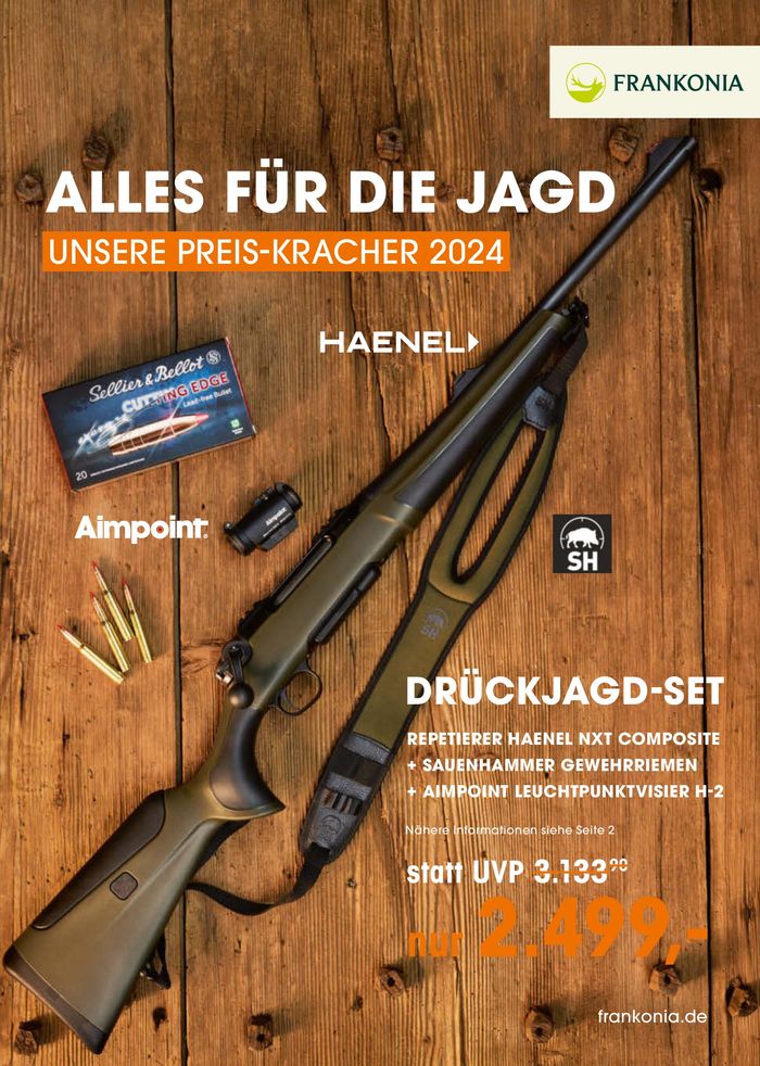 Frankonia Katalog in Stuhr | Alles Für Die Jagd | 20.8.2024 - 24.9.2024