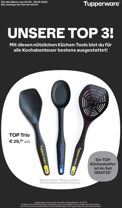 Tupperware Katalog in Heidenheim an der Brenz | Exklusive Deals für unsere Kunden | 2.9.2024 - 29.9.2024