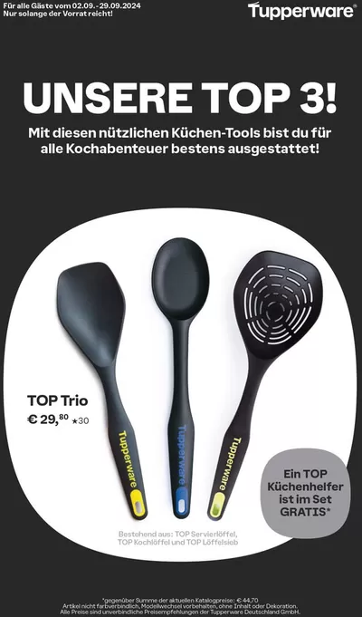 Tupperware Katalog in Achslach | Exklusive Deals für unsere Kunden | 2.9.2024 - 29.9.2024