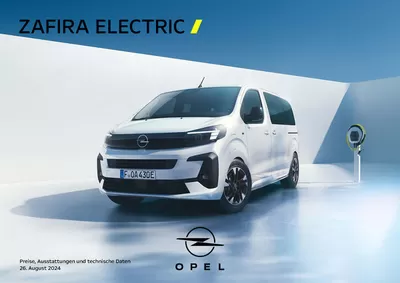 Angebote von Auto, Motorrad und Werkstatt in Kriftel | Opel Neuer Zafira Electric in Opel | 28.8.2024 - 28.8.2025