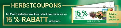 Angebote von Baumärkte und Gartencenter in Sonneberg | Herbstcoupons in BayWa | 16.9.2024 - 2.11.2024