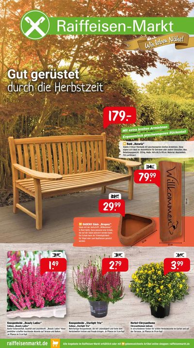 Angebote von Baumärkte und Gartencenter in Marburg | Raiffeisen Markt Prospekt in Raiffeisen Markt | 29.8.2024 - 12.9.2024