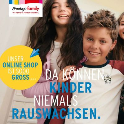 Angebote von Schnäppchen | Da Können Kinder Niemlas Rauswaschsen in Ernsting's family | 30.8.2024 - 10.9.2024