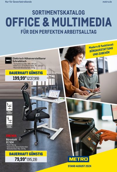 Metro Katalog in Neuhausen auf den Fildern | Office & Multimedia | 30.8.2024 - 31.10.2024