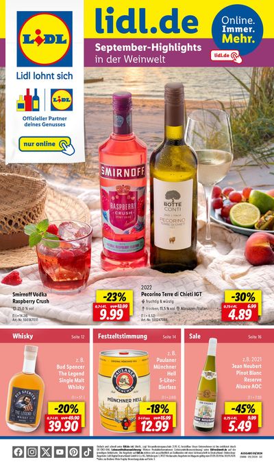 Lidl Katalog in Ludwigsburg | Aktuelle Deals und Angebote | 1.9.2024 - 30.9.2024