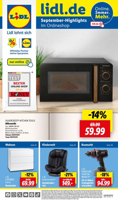 Lidl Katalog in Ludwigsburg | Unsere besten Angebote für Sie | 1.9.2024 - 30.9.2024