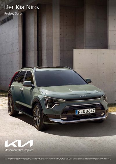 KIA Katalog in Solingen | KIA Niro Hybrid | 3.9.2024 - 3.9.2025