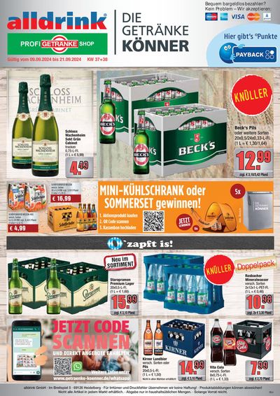 Profi Getränke Katalog in Heilbronn | Exklusive Deals und Schnäppchen | 8.9.2024 - 21.9.2024