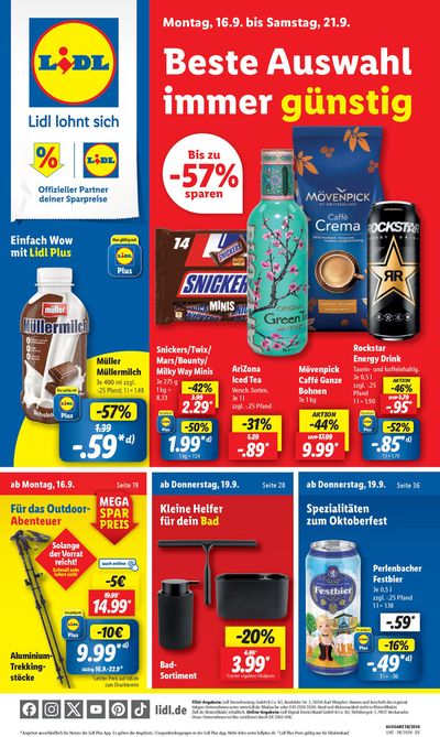 Lidl Katalog in Bergisch Gladbach | Tolle Rabatte auf ausgewählte Produkte | 16.9.2024 - 21.9.2024