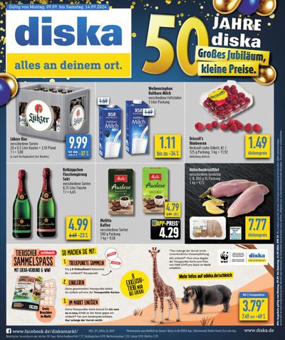 diska Katalog in Pegnitz | Diska flugblatt | 9.9.2024 - 23.9.2024