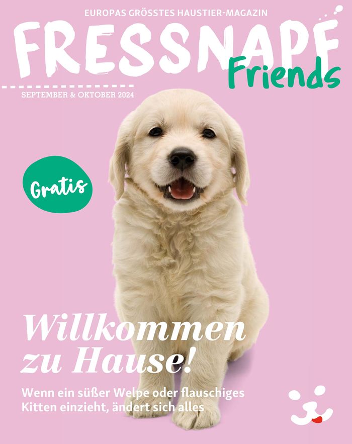 Fressnapf Katalog in Wolfsburg | Willkommen Zu Hause! | 9.9.2024 - 31.10.2024