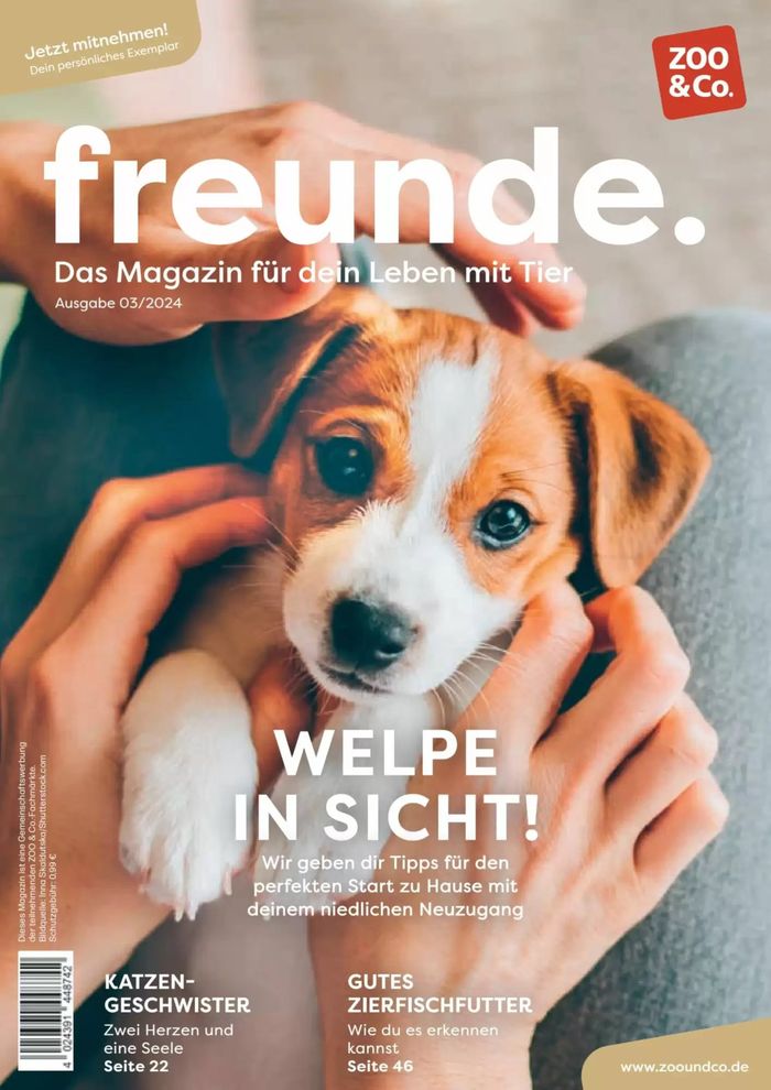 Zoo & Co Katalog in Wuppertal | Freunde. | 10.9.2024 - 28.11.2024