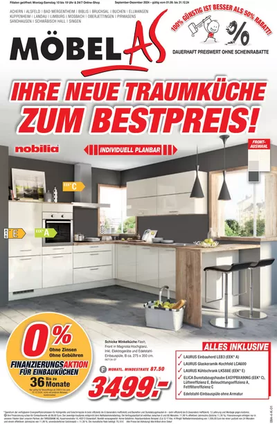 Angebote von Möbelhäuser in Landau in der Pfalz | Ihre Neue Traumküche Zum Bestpreis! in Möbel AS | 11.9.2024 - 31.12.2024