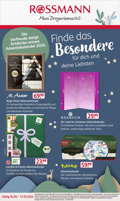 Angebote von Drogerien und Parfümerie in Günzburg | Attraktive Angebote entdecken in Rossmann | 14.9.2024 - 13.10.2024