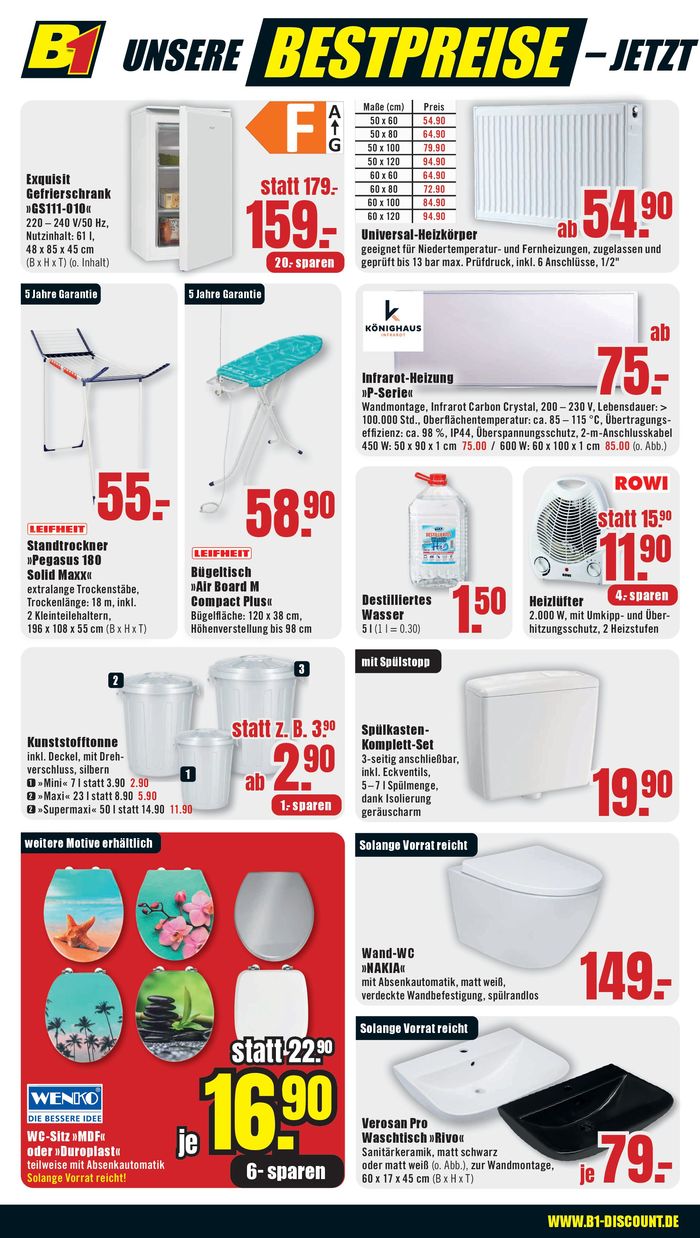 B1 Discount Baumarkt Katalog in Erfurt | B1 Discount Baumarkt flugblatt | 14.9.2024 - 28.9.2024