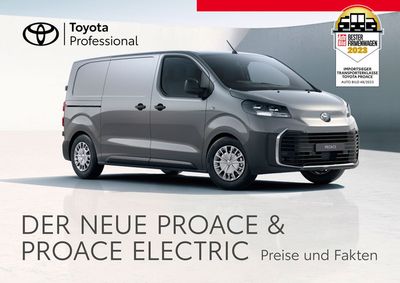 Angebote von Auto, Motorrad und Werkstatt in Kamenz | Toyota Der neue Proace/Proace Electric in Toyota | 14.9.2024 - 14.9.2025