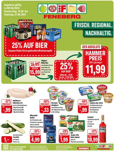 Angebote von Supermärkte in Freising | Angebot Feneberg in Feneberg | 19.9.2024 - 21.9.2024