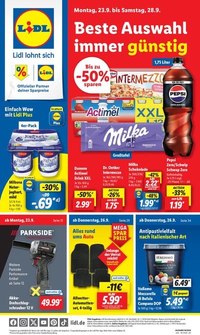 Lidl Katalog in Bergisch Gladbach | Exklusive Deals für unsere Kunden | 23.9.2024 - 28.9.2024