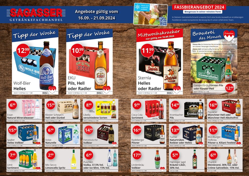 Sagasser Katalog in Langenzenn | Tolle Rabatte auf ausgewählte Produkte | 16.9.2024 - 21.9.2024