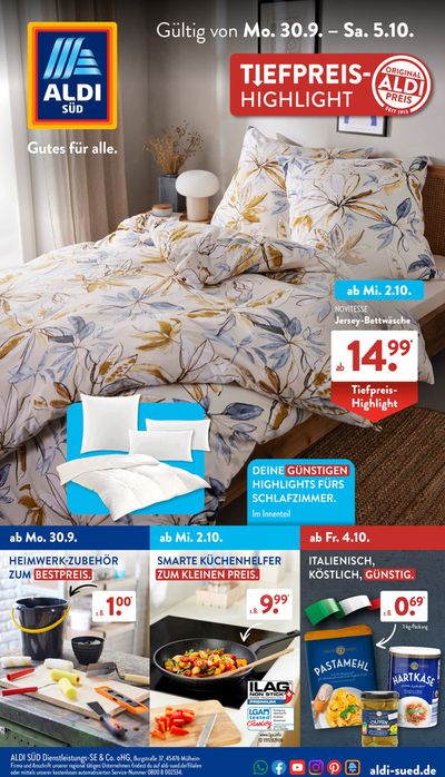 Aldi Süd Katalog in Heidelberg | Top-Angebote für Sparfüchse | 30.9.2024 - 5.10.2024