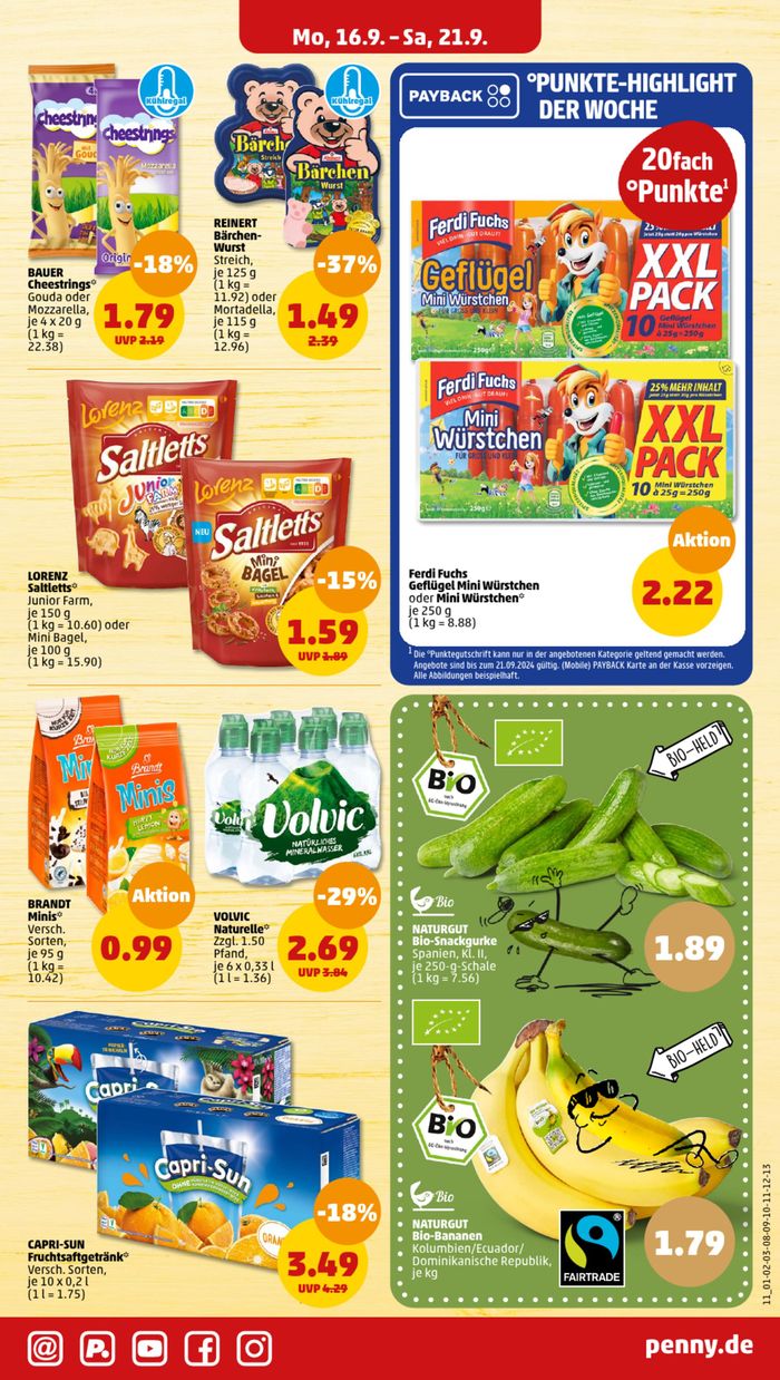 Penny Katalog in Lotte | Tolle Rabatte auf ausgewählte Produkte | 16.9.2024 - 21.9.2024