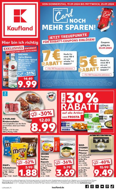 Kaufland Katalog in Mülheim an der Ruhr | Tolle Rabatte auf ausgewählte Produkte | 15.9.2024 - 25.9.2024