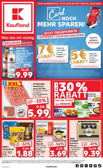 Angebote von Supermärkte in Werdau | Neue Angebote zum Entdecken in Kaufland | 15.9.2024 - 25.9.2024