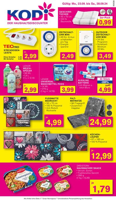 KODi Katalog in Winterberg | Tolles Angebot für Schnäppchenjäger | 23.9.2024 - 28.9.2024