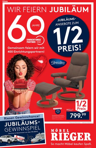 Möbel Rieger Katalog in Mönchenholzhausen | Tolles Angebot für alle Kunden | 17.9.2024 - 1.10.2024