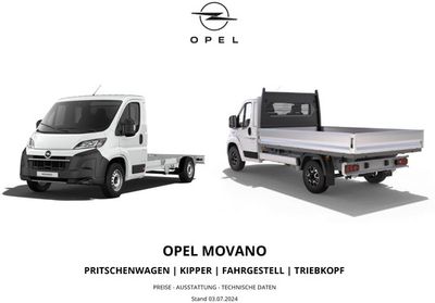 Angebote von Auto, Motorrad und Werkstatt in Eisenach | Opel Neuer Movano Plattform-Fahrgestell in Opel | 17.9.2024 - 17.9.2025