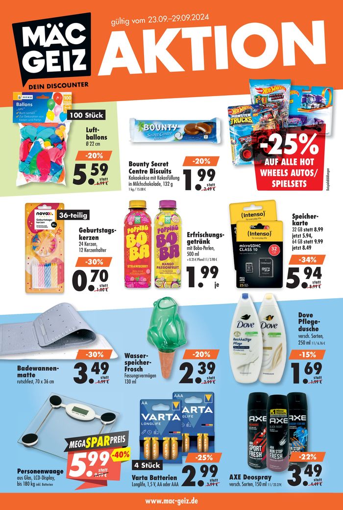 Mäc Geiz Katalog in Wittenberge | Exklusive Deals und Schnäppchen | 18.9.2024 - 2.10.2024