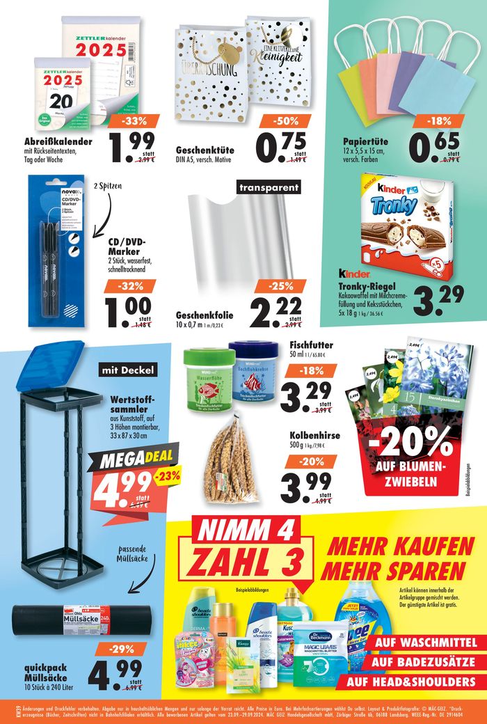 Mäc Geiz Katalog in Wittenberge | Exklusive Deals und Schnäppchen | 18.9.2024 - 2.10.2024