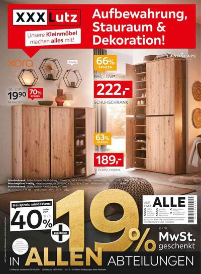 XXXLutz Katalog in Erfurt | Top-Angebote für Sparfüchse | 16.9.2024 - 29.9.2024