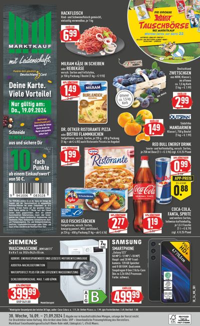 Angebote von Supermärkte in Ibbenbüren | Aktuelle Deals und Angebote in Marktkauf | 19.9.2024 - 3.10.2024