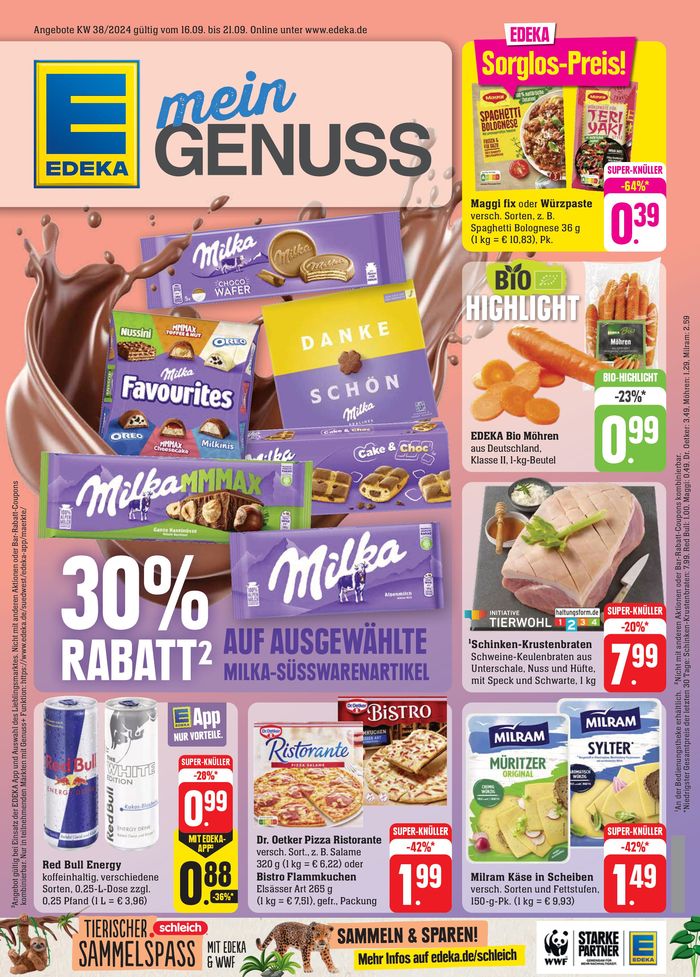 EDEKA Katalog in Talheim (Heilbronn) | Jetzt sparen mit unseren Deals | 15.9.2024 - 21.9.2024