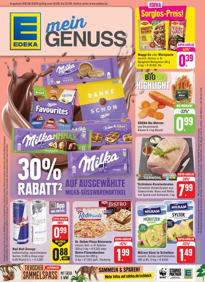 Angebote von Supermärkte in Abstatt | Jetzt sparen mit unseren Deals in EDEKA | 15.9.2024 - 21.9.2024