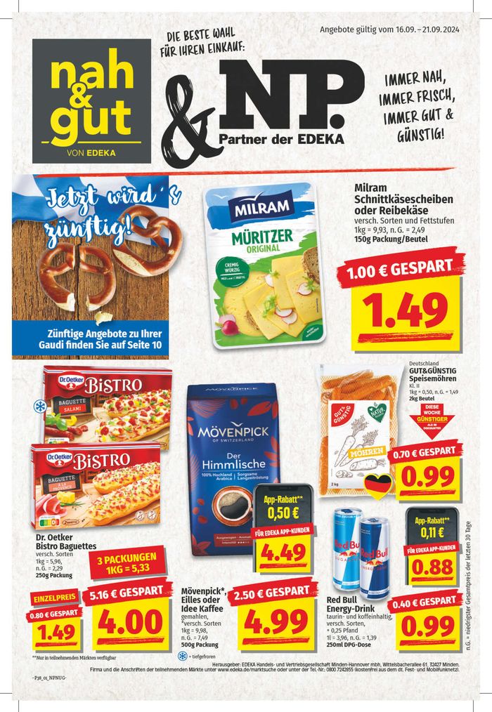 EDEKA Katalog in Dessau-Roßlau | Rabatte und Aktionen | 15.9.2024 - 21.9.2024