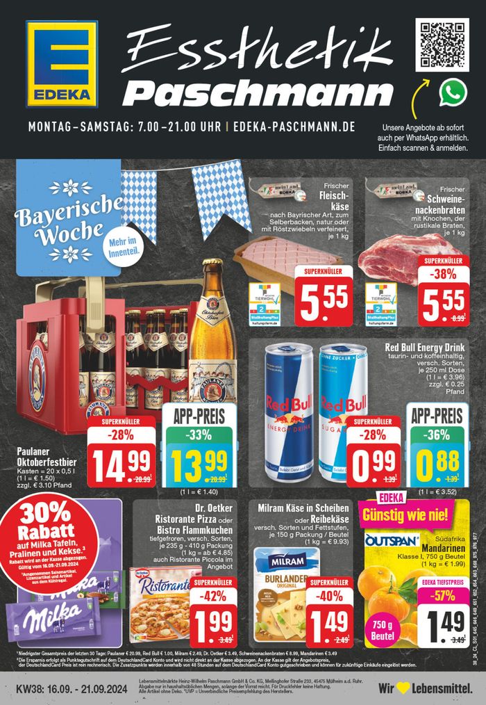 EDEKA Katalog in Düsseldorf | Unsere besten Schnäppchen | 15.9.2024 - 21.9.2024