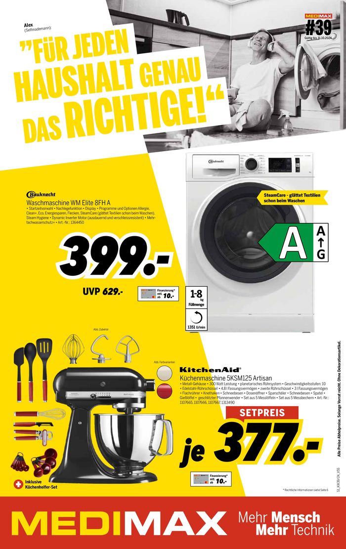 MEDIMAX Katalog in Bad Camberg | Top-Angebote für alle Schnäppchenjäger | 20.9.2024 - 26.9.2024