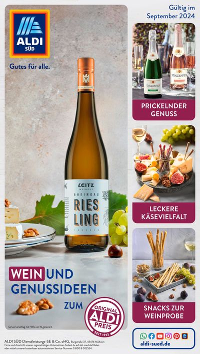 Angebote von Discounter in Redwitz an der Rodach | ALDI SÜD - Sortimentsprospekt-September-2024 in Aldi Süd | 30.9.2024 - 5.10.2024