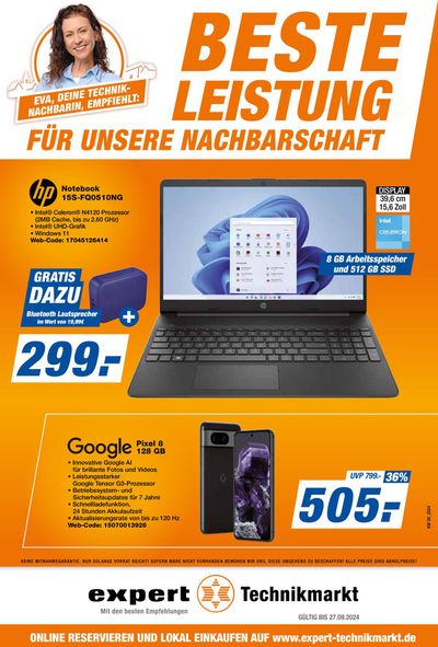 Angebote von Elektromärkte in Neuenrade | Expert flugblatt in Expert | 21.9.2024 - 5.10.2024